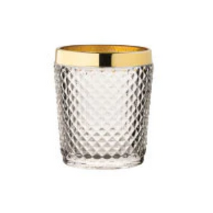 Hospitality Brands Dante 12oz Gold Double Old Fashioned (Handwash Only) (Pack of 6) HG90096G-006