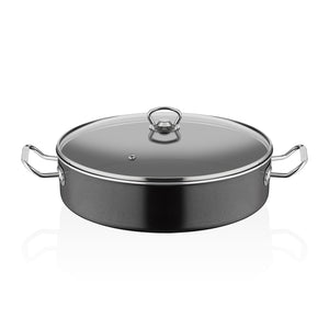 ABM Mega Granite Round Shallow Casserole 34cm (A 135G 34)