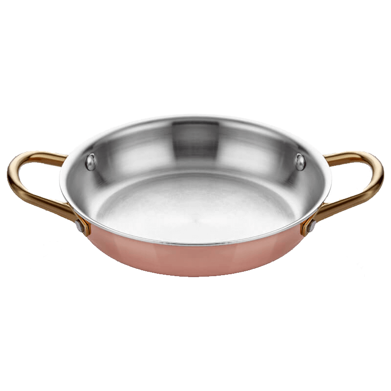 ABM Multi Metal Copper Round Dish 18cm(A 101YS 18) - iFoodservice Online