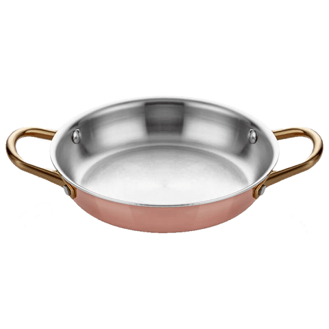 ABM Multi Metal Copper Round Dish 20cm (A 101YS 20) - iFoodservice Online