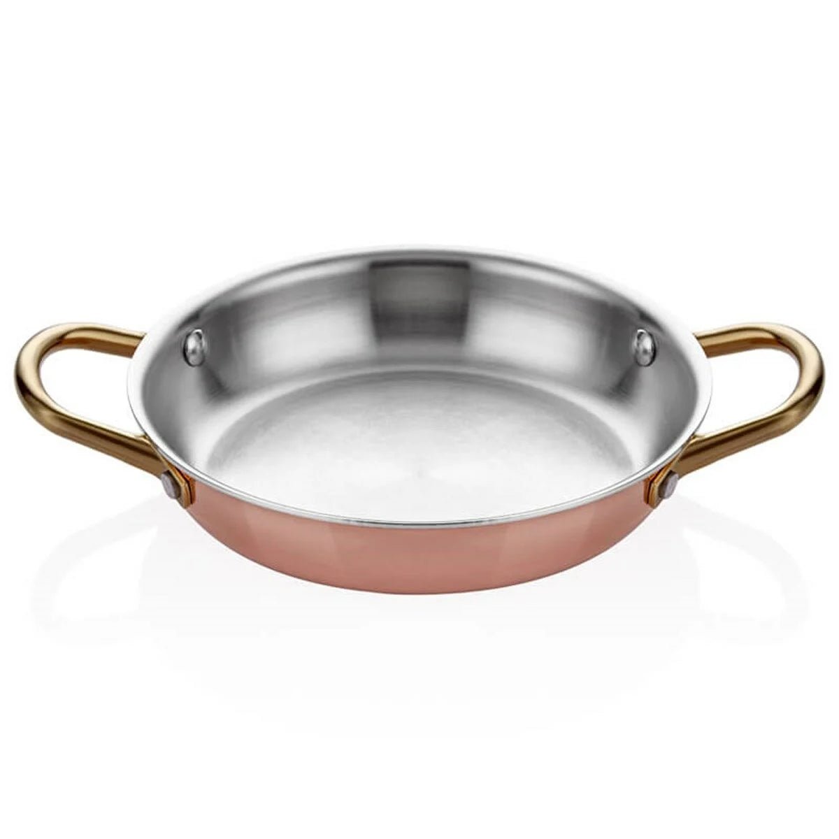 ABM Multi Metal Copper Round Dish 22cm (A 101YS 22) - iFoodservice Online