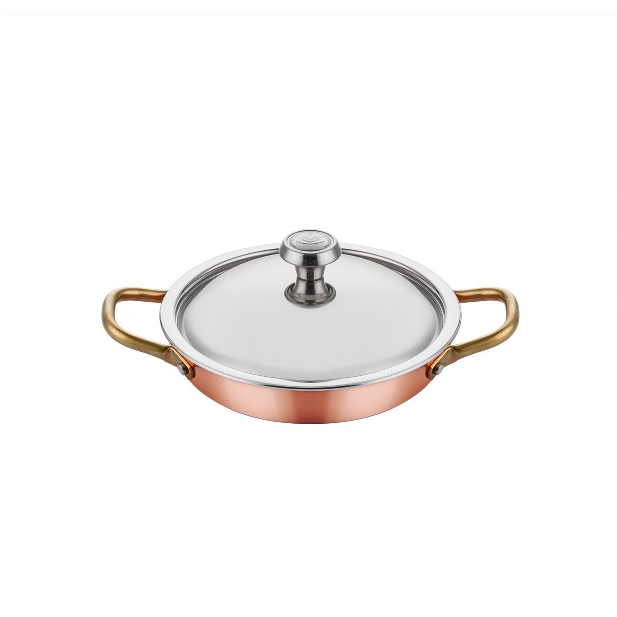 ABM Multi Metal Copper Round Dish + Lid 12cm(A 101YS 12K) - iFoodservice Online