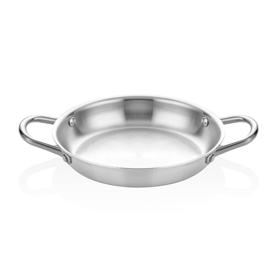 ABM Multi Metal Steel Round Dish 18cm (A 104YS 18) - iFoodservice Online
