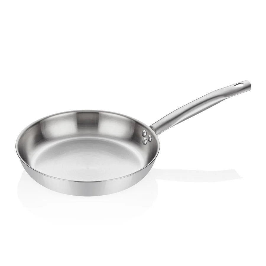 ABM Multi Metal Steel Round Saute Pan 28 cm (A 104ST 28) - iFoodservice Online