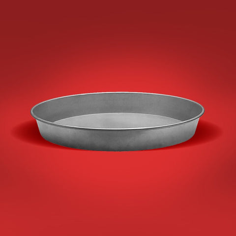 ABM Non - coated Round Stainless Steel Pizza Pan 42cm (A 848 42) - iFoodservice Online