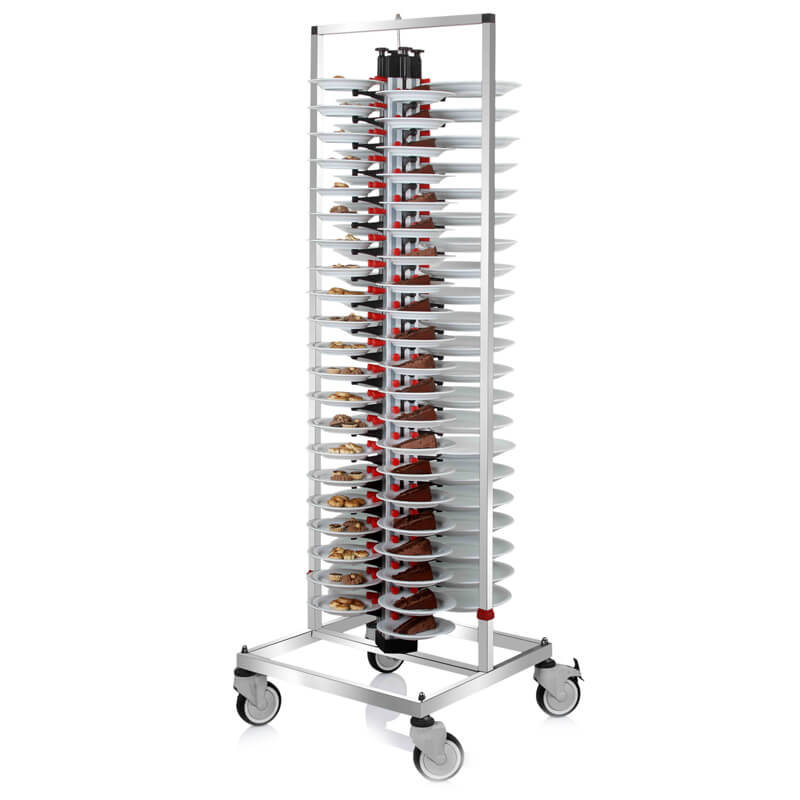 ABM Rectangle Economical Plate Rack Trolley 60x70x185 (A 462 00) - iFoodservice Online