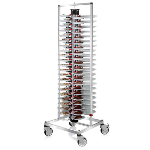 ABM Rectangle Standard Plate Rack Trolley 60x70x185 (A 462 01) - iFoodservice Online