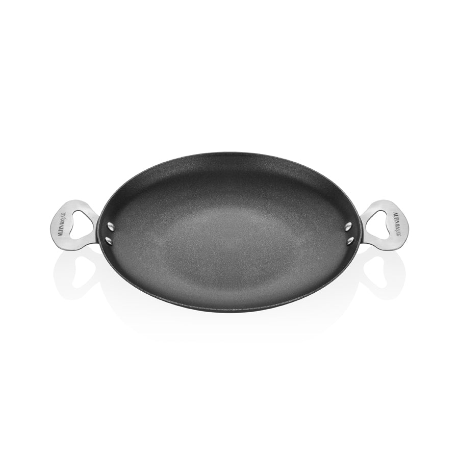 ABM Round Roasting Metal Plate 40cm(A 137 40) - iFoodservice Online