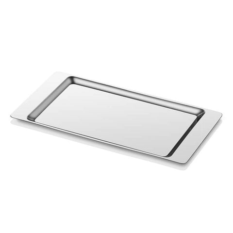 ABM Stainless Steel Rectangle Tray 19x35cm - PVD 01(A 630 35 P01) - iFoodservice Online