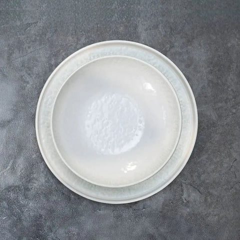 Adrier Bruma White Round Deep Plate - 26.4 Cm X 5 Cm Height (RDP264 - BRU) - iFoodservice Online