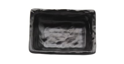 Adrier Matte Black Small Rectangular Dish - 9 X 7 X 2.5 Cm (RCTSP97 - MBK) - iFoodservice Online