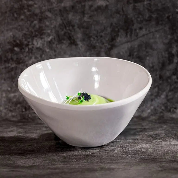 Adrier Pure White Bowl 250 ml - 17.8 cm Ø x 5 cm height (MOB18 - WHT) - iFoodservice Online