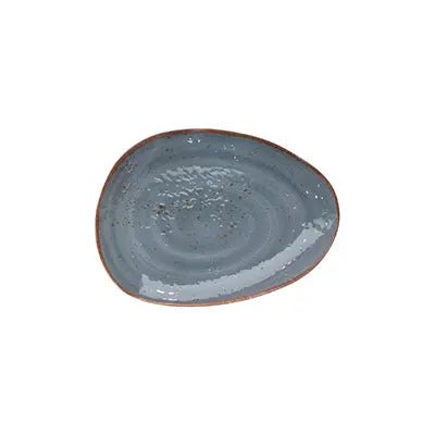 Adrier Salsa Summer Blue Egg shapped plate - 30 x 22 cm (68 - ESP3022 - BLUSLS) - iFoodservice Online