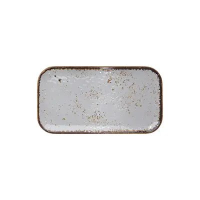 Adrier Salsa Winter White Rectangular plate - 32.5 x 17.5 cm (68 - GNMP13 - WHTSLS) - iFoodservice Online