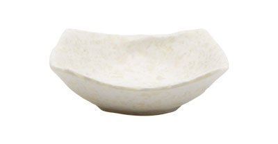 Adrier White Marble Mini "Leaf" Dish - 8.7 Cm X 3 Cm High (SLD97 - MWH) - iFoodservice Online