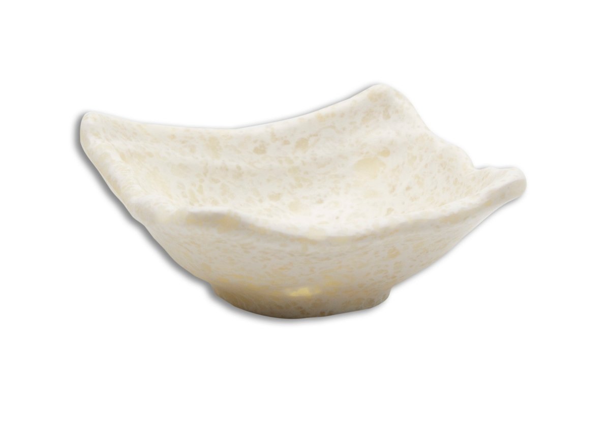 Adrier White Marble Mini Rectangular Bowl - 9 X 8.5 X 4 Cm (SRCTB9085 - MWH) - iFoodservice Online