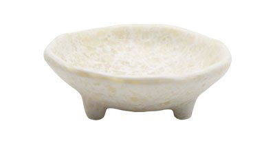 Adrier White Marble Mini Round Dish With Support - 9 Cm Ø X 3 Cm High (SRNDD9 - MWH) - iFoodservice Online