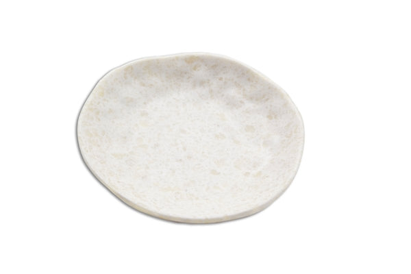 Adrier White Marble Small Round Dish - 14 Cm Ø X 2.7 Cm High (RNDD14 - MWH) - iFoodservice Online