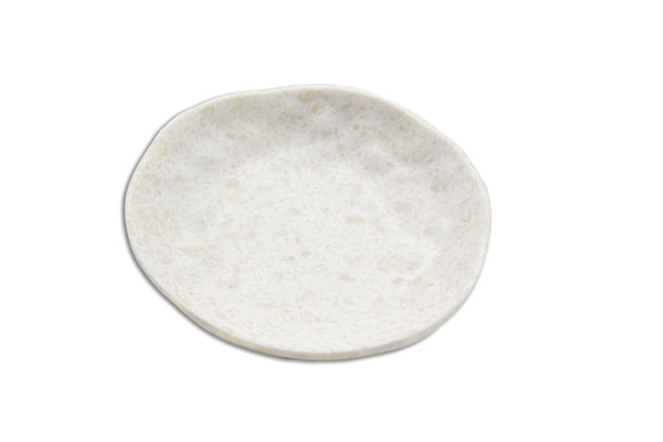 Adrier White Marble Small Round Dish - 14 Cm Ø X 2.7 Cm High (RNDD14 - MWH) - iFoodservice Online