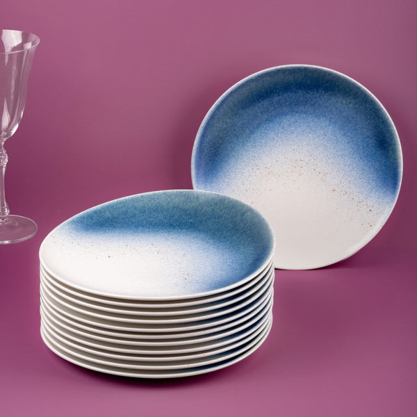 Ariane 10 5/8" Lir Porcelain Coupe Elevated Plate - 12/Case (AVCARND65111027) - iFoodservice Online