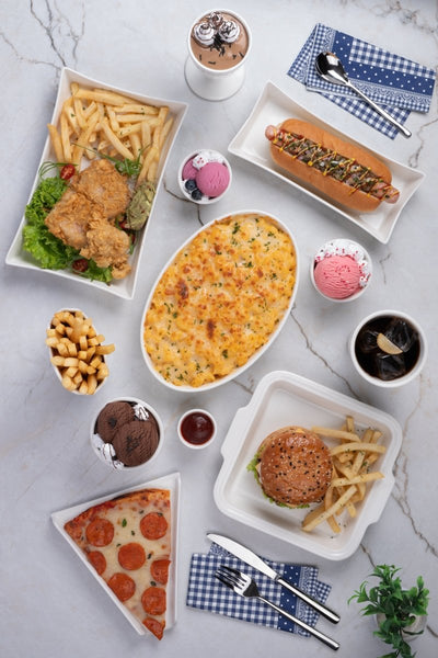 Ariane 10'' x 6 1/2'' Slow Fast - Warm White Porcelain Hot Dog Holder - 4/Case (AOTARN000012026) - iFoodservice Online
