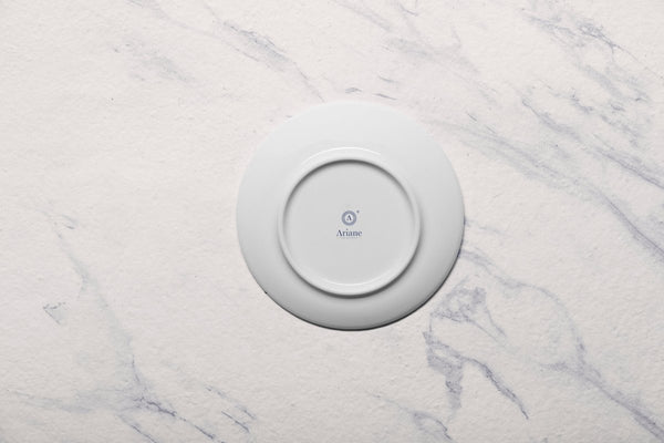 Ariane 6" Vital Coupe - Warm White Porcelain Coupe Elevated Plate - 12/Case (AVCARN000111015) - iFoodservice Online