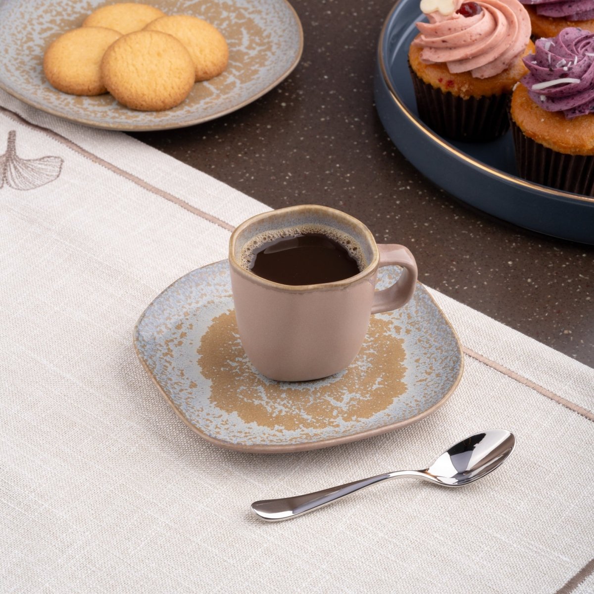 Ariane Earth 3 Oz Mohenjodaro Porcelain Expresso Cup - 12/Case (AERARNC98044009) - iFoodservice Online