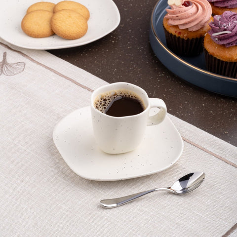 Ariane Earth 3 Oz White Porcelain Expresso Cup - 12/Case (AERARN508044009) - iFoodservice Online