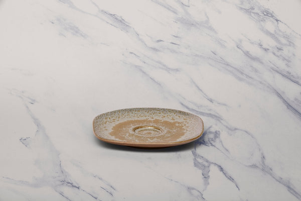 Ariane Earth 5 1/8" Mohenjodaro Porcelain Saucer - 12/Case (AERARNC98014013) - iFoodservice Online