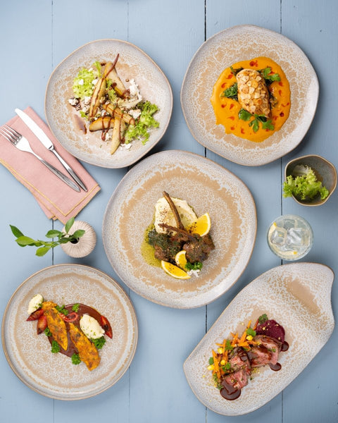 Ariane Earth 5 1/8" Mohenjodaro Porcelain Saucer - 12/Case (AERARNC98014013) - iFoodservice Online