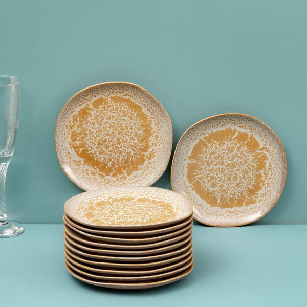 Ariane Earth 6 2/7" Mohenjodaro Porcelain Flate Plate - 12/Case (AERARNC98011016) - iFoodservice Online