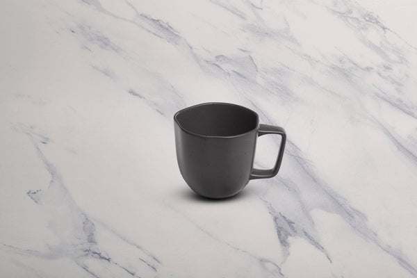 Ariane Earth 9 1/8 Oz Earth - Charcoal Black Porcelain Cup - 6/Case (AERARN510044027) - iFoodservice Online