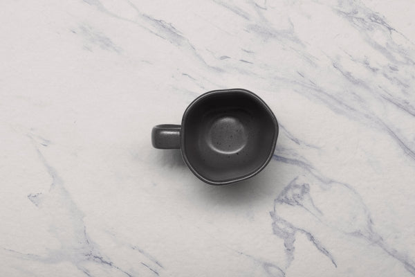 Ariane Earth 9 1/8 Oz Earth - Charcoal Black Porcelain Cup - 6/Case (AERARN510044027) - iFoodservice Online