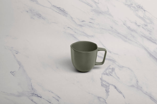 Ariane Earth 9 1/8 Oz Earth - Mist Black Dots Porcelain Cup - 6/Case (AERARN511044027) - iFoodservice Online