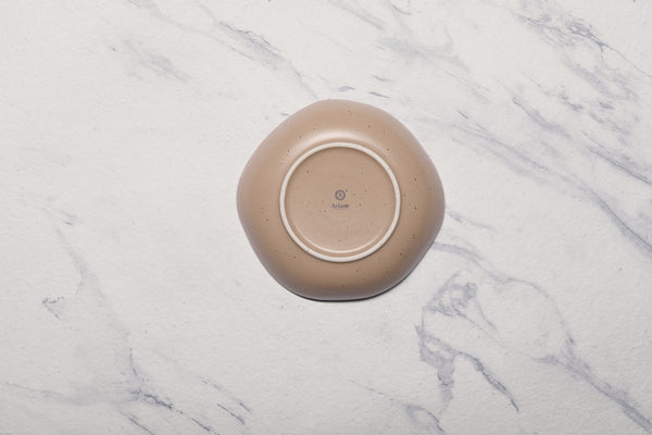 Ariane Earth 9" Earth - Dark White Porcelain Deep Plate - 6/Case (AERARN512012023) - iFoodservice Online