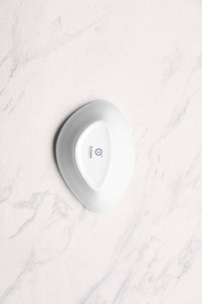 Ariane Island 4 5/7" Lir Porcelain Triangle Bowl - 8/Case (AISARND65022012) - iFoodservice Online