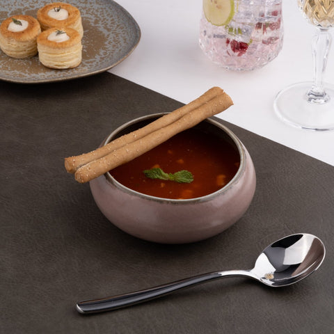 Ariane Island 4 5/7" Mohenjodaro Porcelain Organic Bowl - 12/Case (AISARNC98022013) - iFoodservice Online