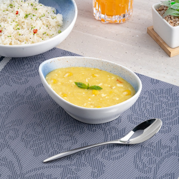 Ariane Island 5 1/2" Lir Porcelain Triangle Bowl - 8/Case (AISARND65022014) - iFoodservice Online