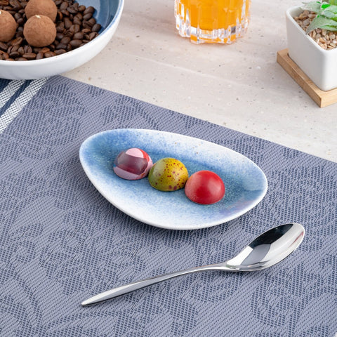 Ariane Island 6" Lir Porcelain Triangle Plate - 12/Case (AISARND65011015) - iFoodservice Online
