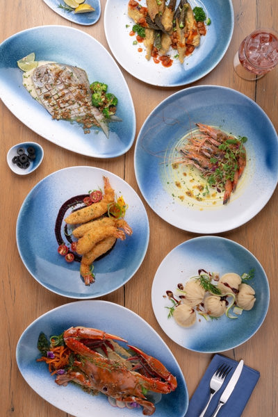 Ariane Island 8 1/4" Lir Porcelain Triangle Plate - 12/Case (AISARND65011021) - iFoodservice Online