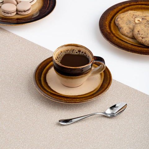 Ariane Laps 3 Oz Sahara Porcelain Cup - 12/Case (ALPARND63044009) - iFoodservice Online