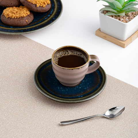 Ariane Laps 3 Oz Splash Denim Porcelain Cup - 12/Case (ALPARND53044009) - iFoodservice Online