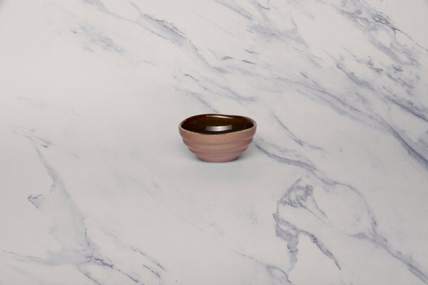 Ariane Laps 4/5'' x 1 3/8'' Splash Denim Porcelain Butter Ramekin - 12/Case (ALPARND53075001) - iFoodservice Online