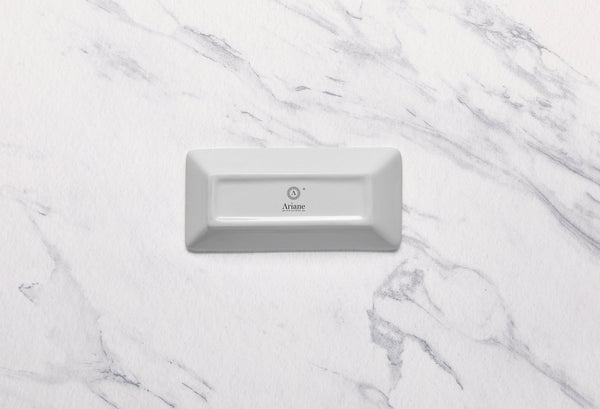 Ariane Panorama 7" x 3 3/4" Panorama Porcelain Rectangle Bowl - 6/Case (ARRARN000022018) - iFoodservice Online