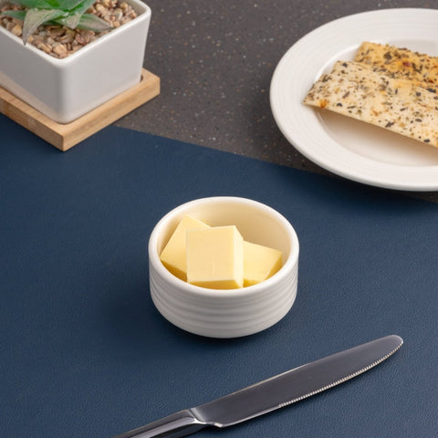 Ariane Prime 2 3/4" White Eclipse Porcelain Butter Ramekin - 12/Case (APRARN120075001) - iFoodservice Online