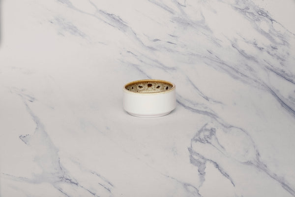 Ariane Prime 2 3/4" White Jaguar Porcelain Butter Ramekin - 12/Case (APRARND51075001) - iFoodservice Online