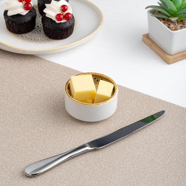 Ariane Prime 2 3/4" White Jaguar Porcelain Butter Ramekin - 12/Case (APRARND51075001) - iFoodservice Online