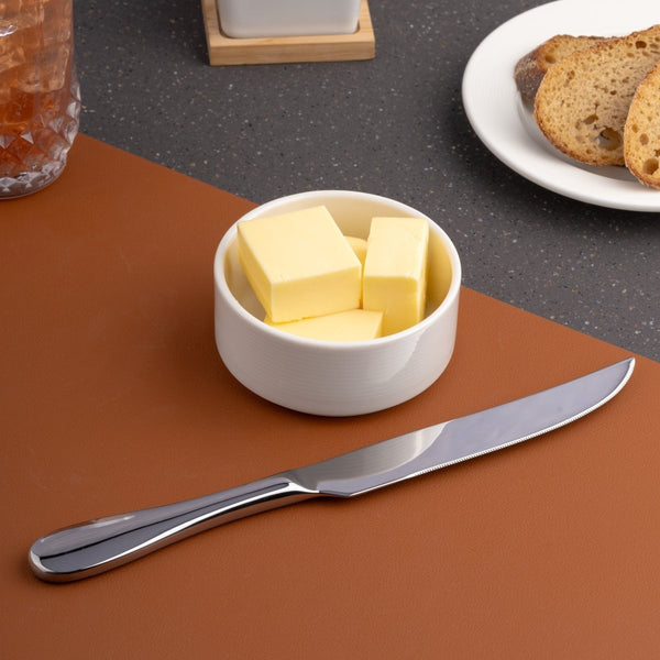 Ariane Prime 2 3/4" White Orba Porcelain Butter Ramekin - 12/Case (APRARN121075001) - iFoodservice Online