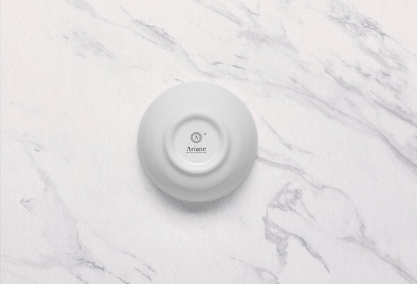 Ariane Prime 3 1/2" White Eclipse Porcelain Bowl - 12/Case (APRARN120022009) - iFoodservice Online