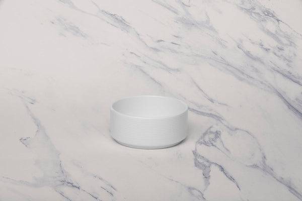 Ariane Prime 3 1/2" White Orba Porcelain Butter Ramekin - 12/Case (APRARN121075002) - iFoodservice Online